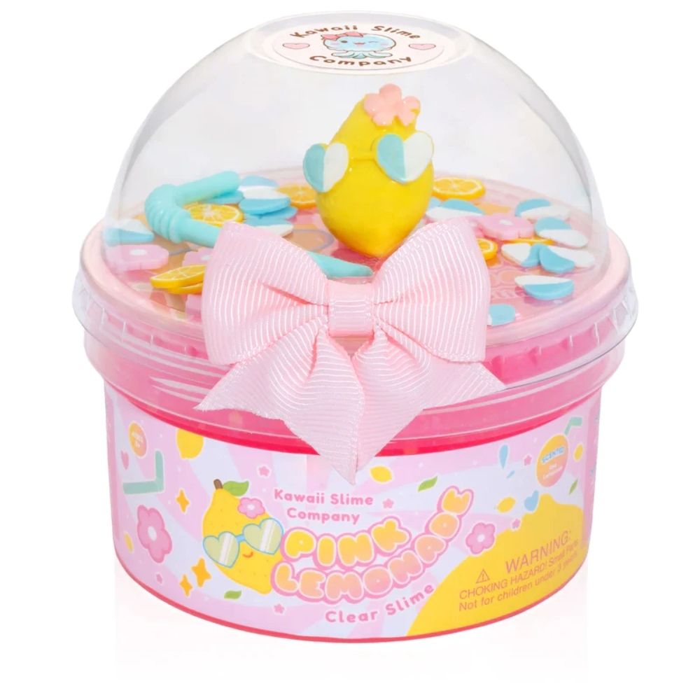 Pink Lemonade Clear Slime
