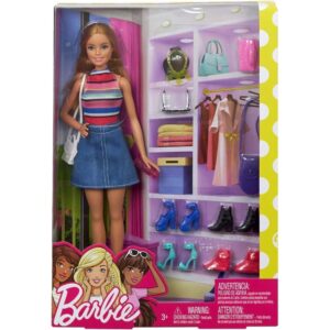 Barbie Doll & Shoes Set