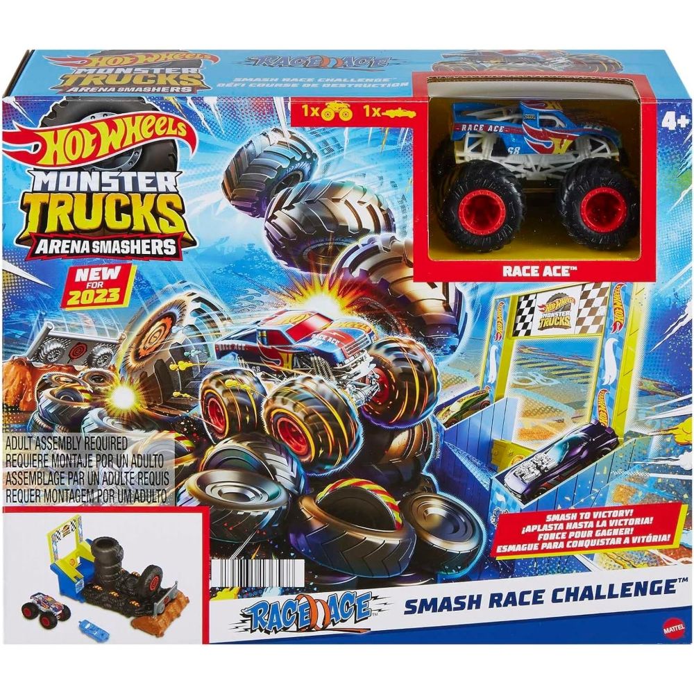 Hot Wheels Monster Truck Smash Race