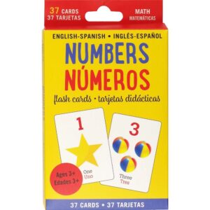 1st Number Flash Cards Engish & Spanish