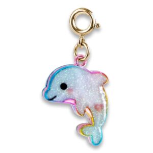 Gold Glitter Tie Dye Dolphin