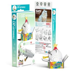 Cat Cottonball 3D Puzzle