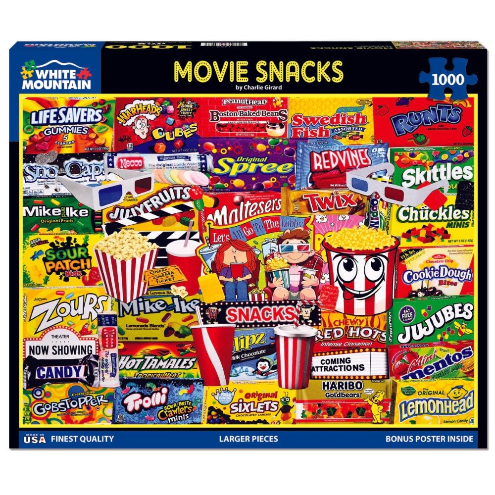 Movie Snacks 1000 Piece