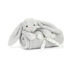 Bashful Grey Bunny Blankie