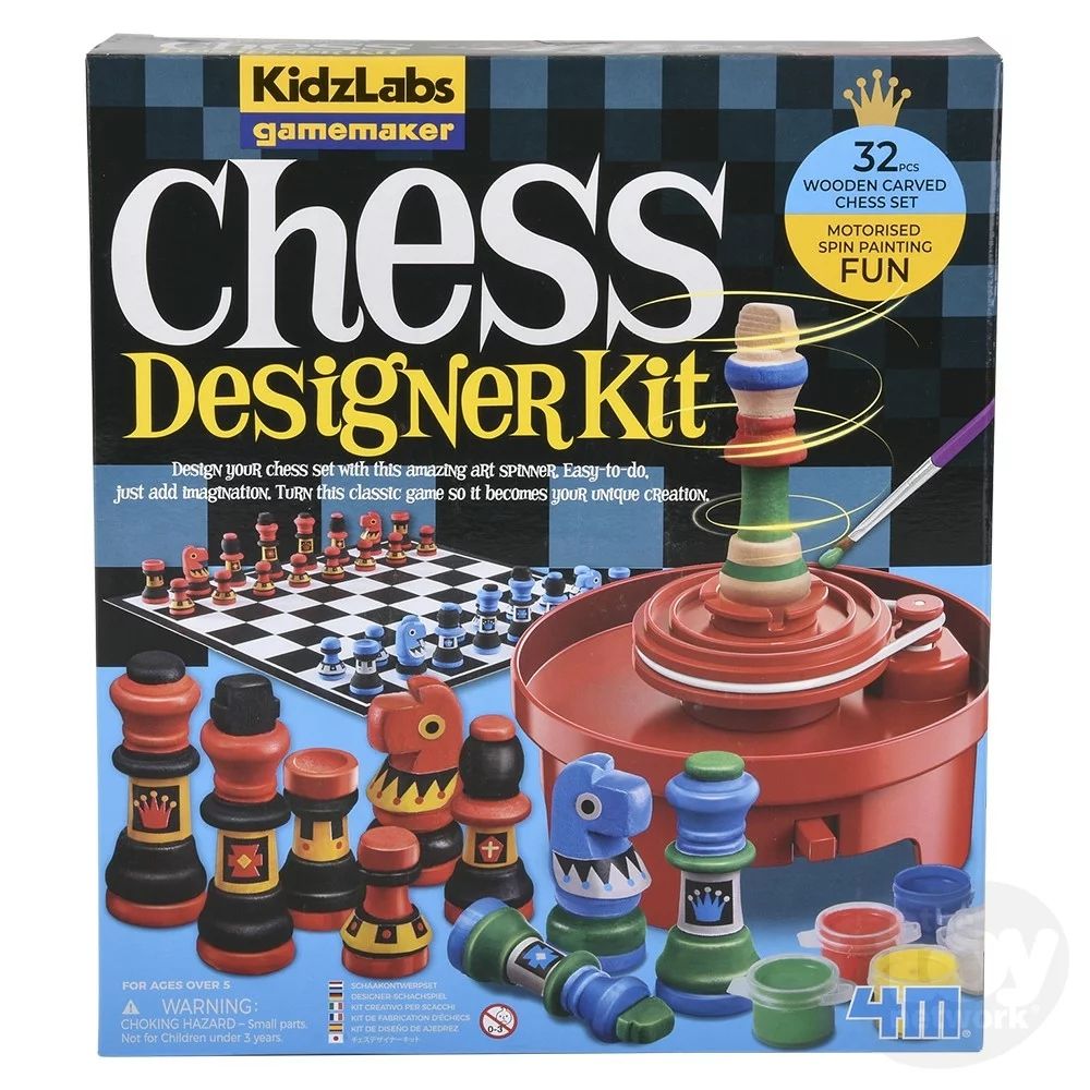Spin Art Chess Design