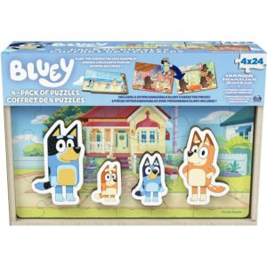 Bluey Wooden Puzzles 4 Pack