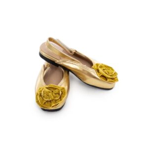 Gold Sparkle Shoes Size 5