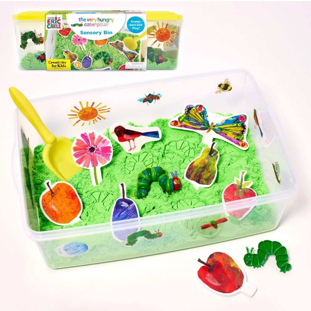 Very Hungry Caterpillar Sensory Bin