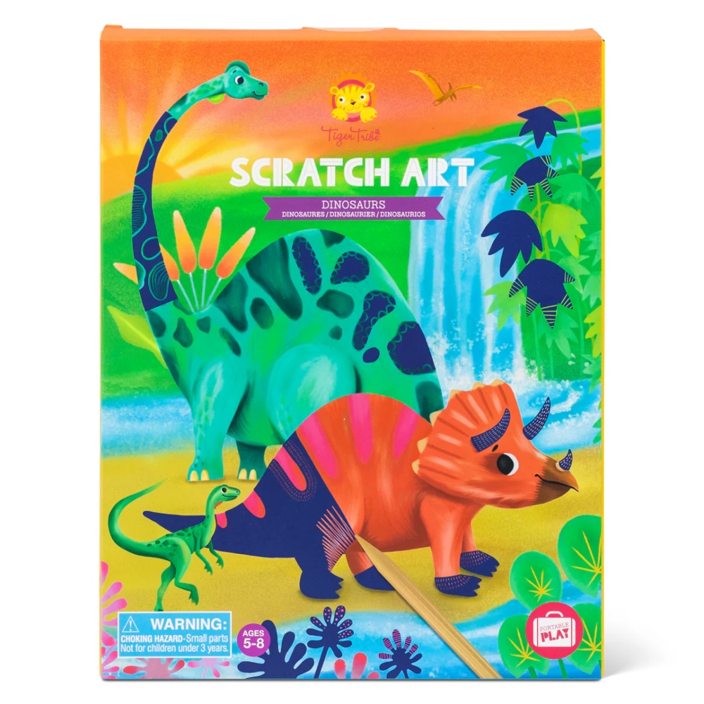 Scratch Art – Dinosaurs