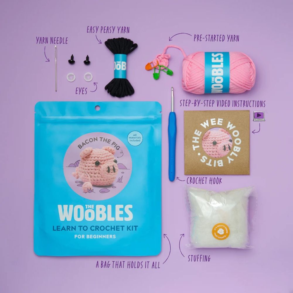 Beginner Crochet – Pig