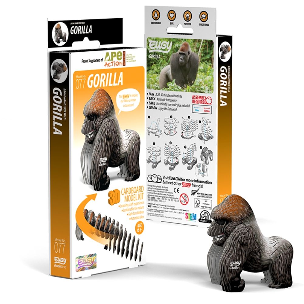 Gorilla 3D Puzzle