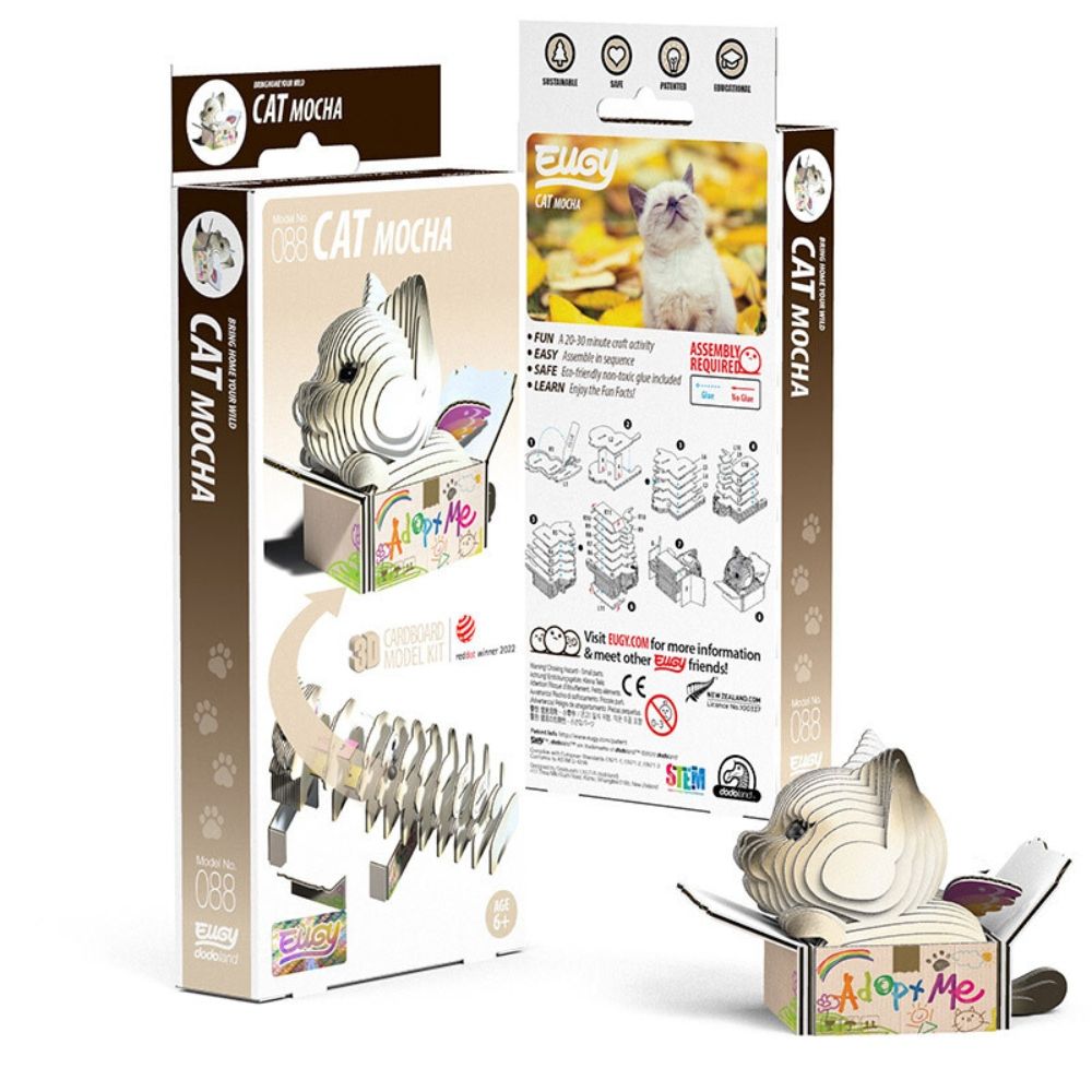 Mocha Cat 3D Puzzle