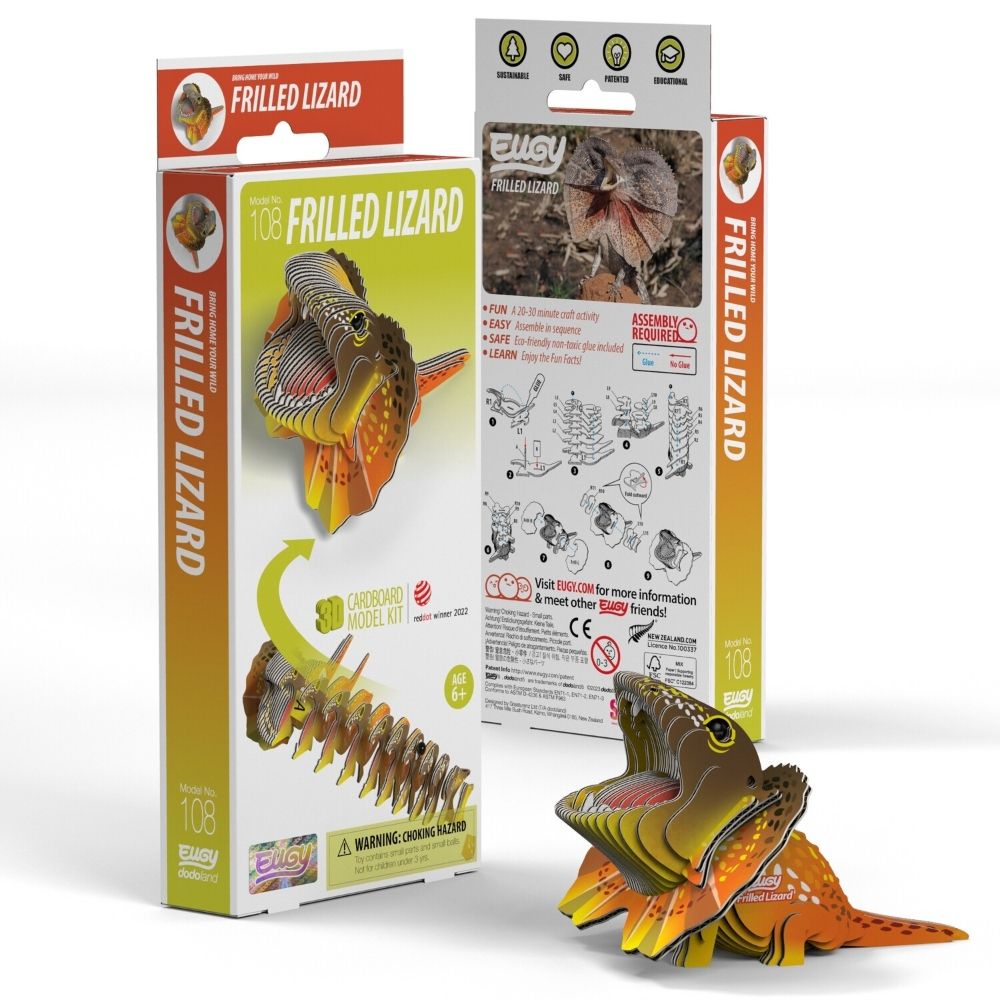 Frilled Lizard 3D Puzzle