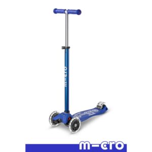 Micro Maxi Deluxe LED Scooter - Blue & White