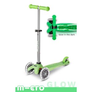 Micro Mini Glow LED Scooter - Icy Lime