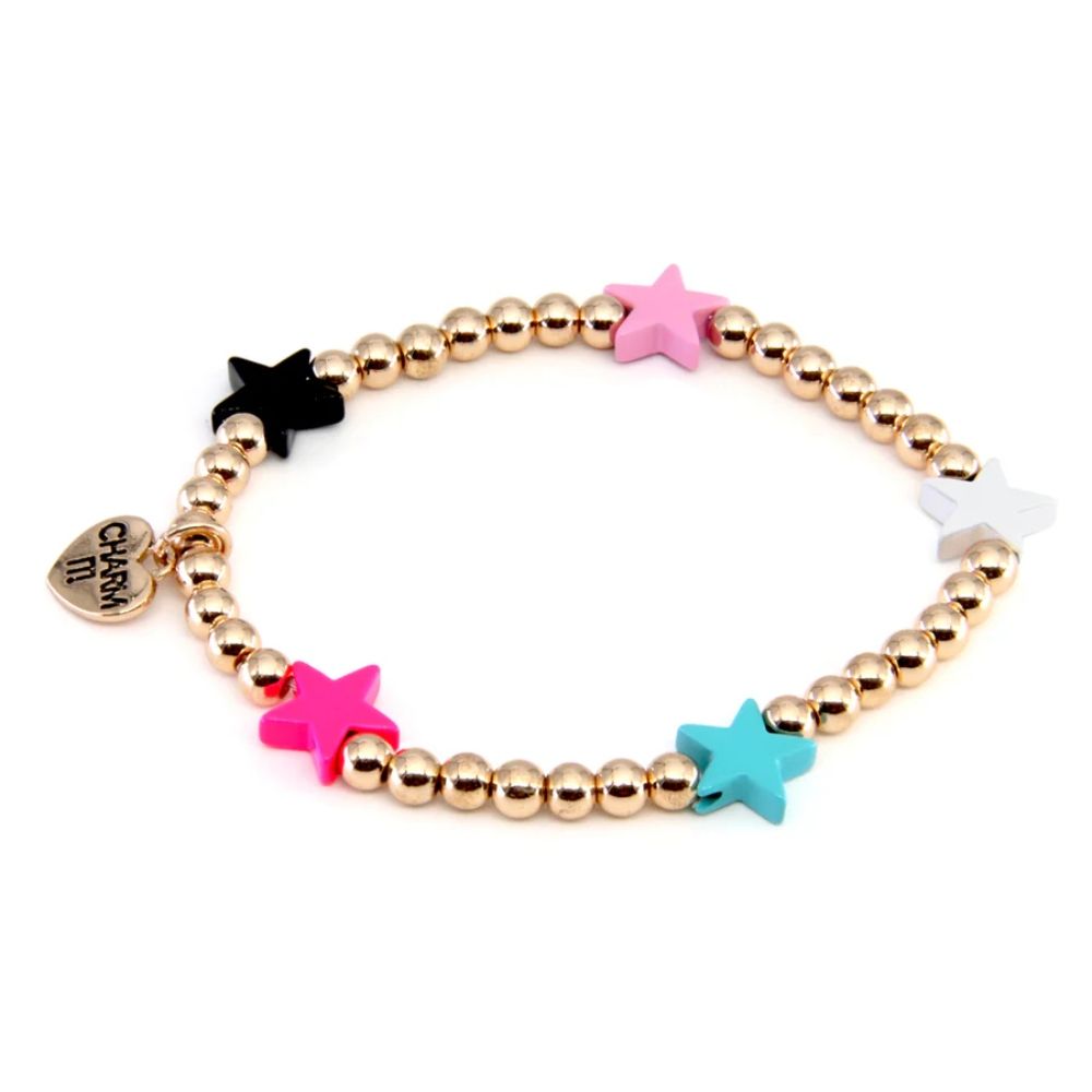 Gold Star Stretch Bracelet