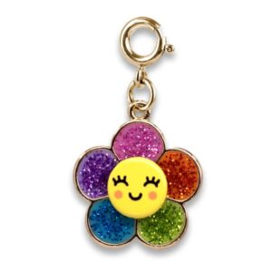Gold Glitter Happy Flower