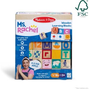 Ms. Rachel Blocks with Activity Cards