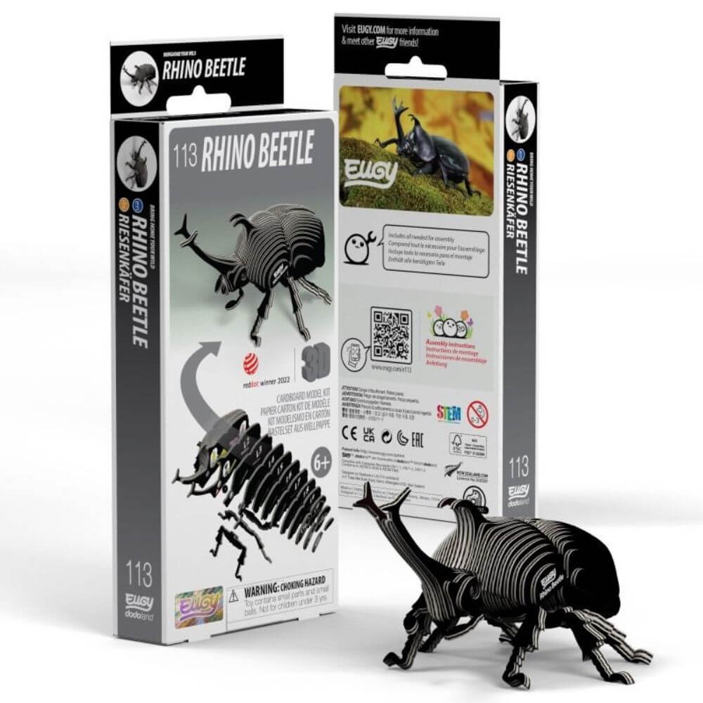 Rhino Beetle 3D Puzzle