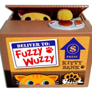 Fuzzy Wuzzy Kitty Bank
