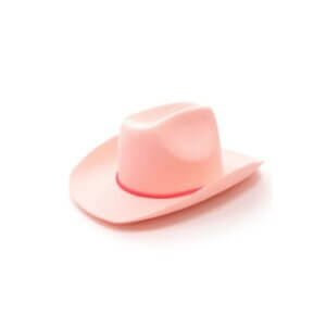 Pink Western Hat