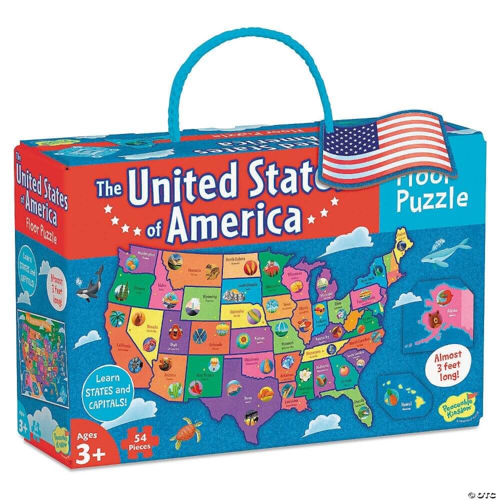USA Floor Puzzle