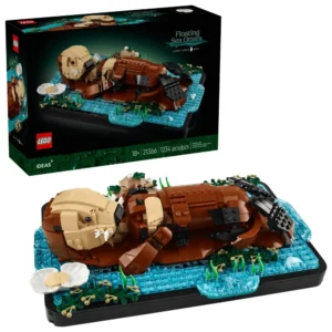 Floating Sea Otters
