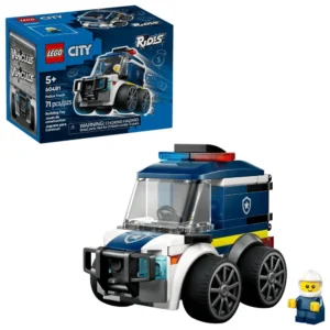 Rides Police Truck