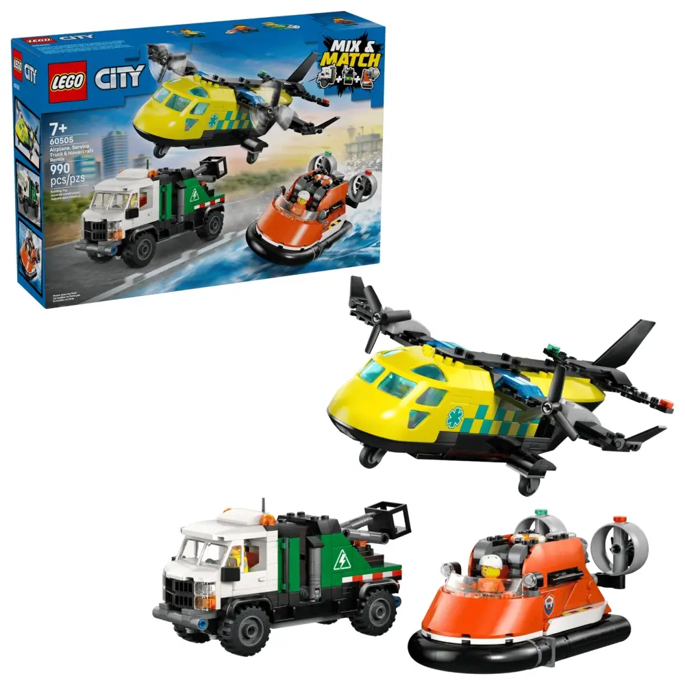 Airplane, Service Truck & Hovercraft Remix