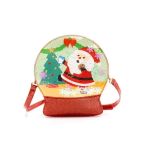Snowglobe Handbag - Jolly Santa