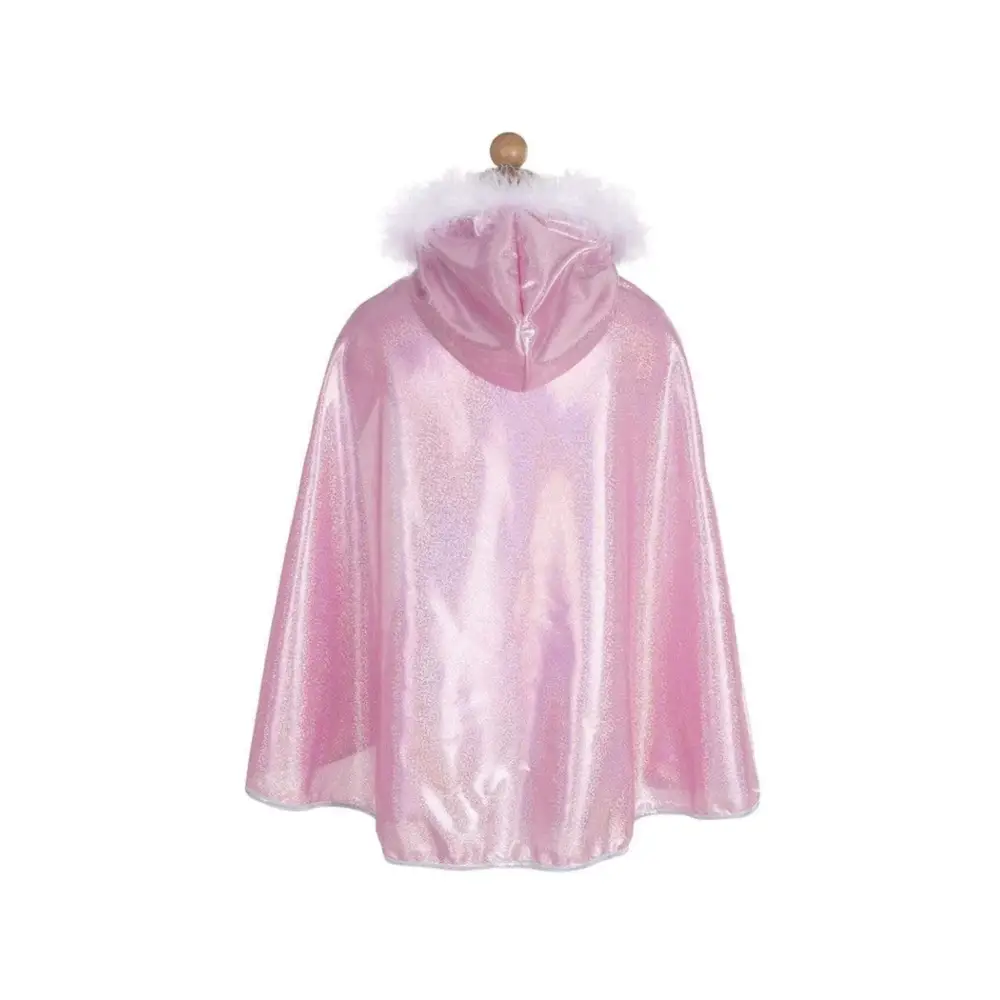 Glitter Princess Cape Pink 4/6