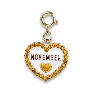 Gold November Birthstne Charm