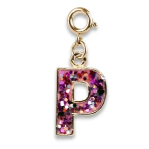 Gold Glitter Initial - P