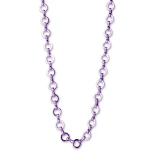 Purple Link Necklace