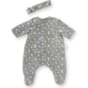 Pajamas & Headband Glow in the Dark 12 Inch