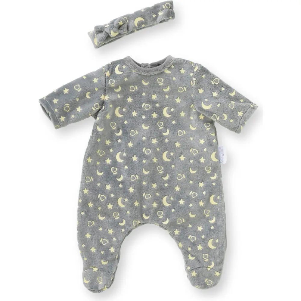 Pajamas & Headband Glow in the Dark 12 Inch