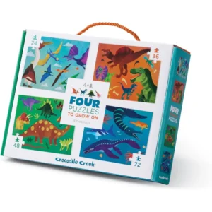 Four Puzzles - Dinosaurs
