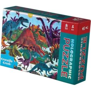 Mini Holographic Dinos Puzzle 50 Piece