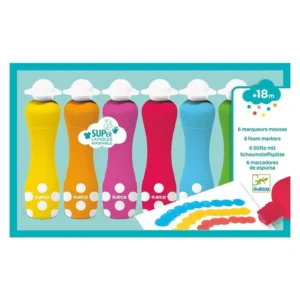 Foam Markers 6 Pack
