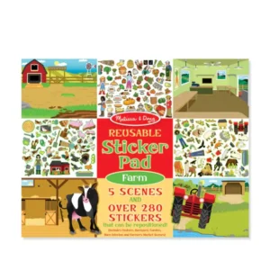 Farm Reuseable Sticker Pad