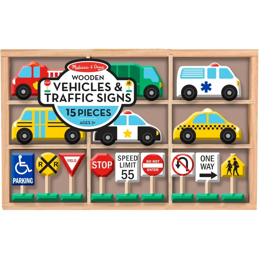 Wooden Vehicles & Traffic Signs