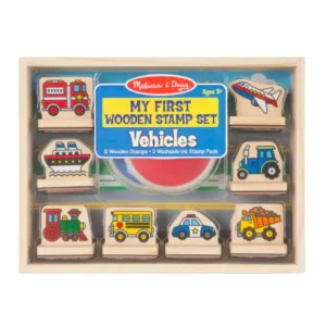 First Wooden Stamp Set - Vehicles