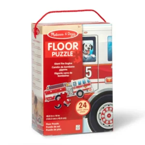 Giant Fire Truck Floor Puzzle 24 Piece