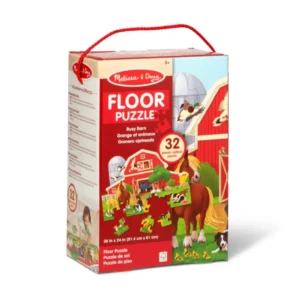 Busy Barn Shaped Floor Puzzle 32 Piece