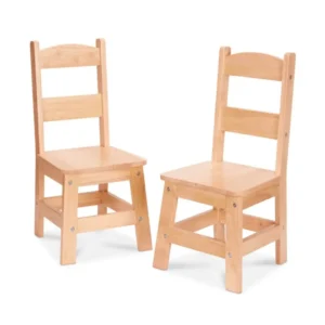 Wooden Chair Pair