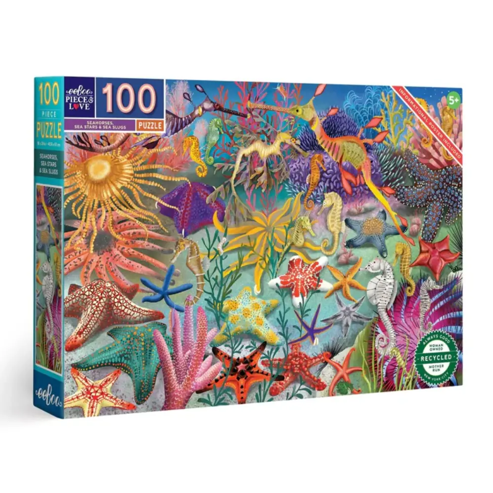 Seahorse, Sea Star Puzzle 100 Piece