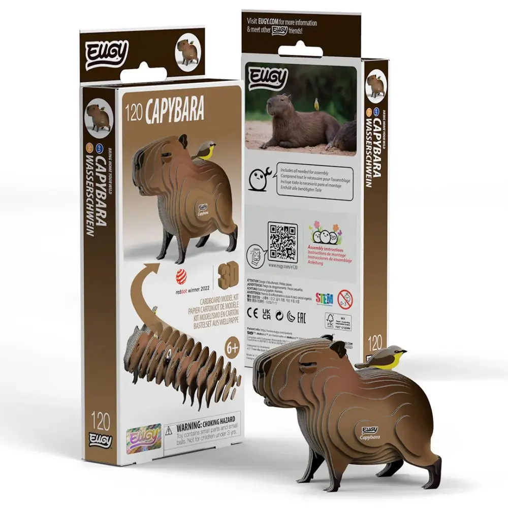 Capybara 3D Puzzle