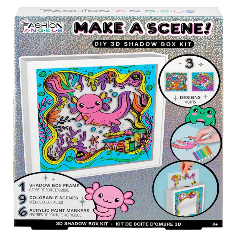 Axolotl Shadow Box Kit