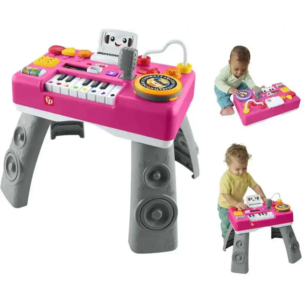 Laugh & Learn Mix & Learn DJ Table Pink
