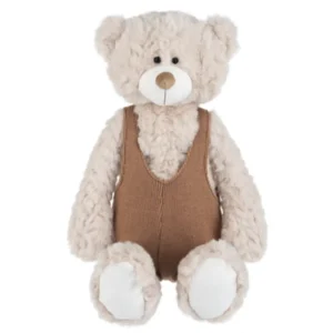 Tobie Bear W/Overalls 18 Inch